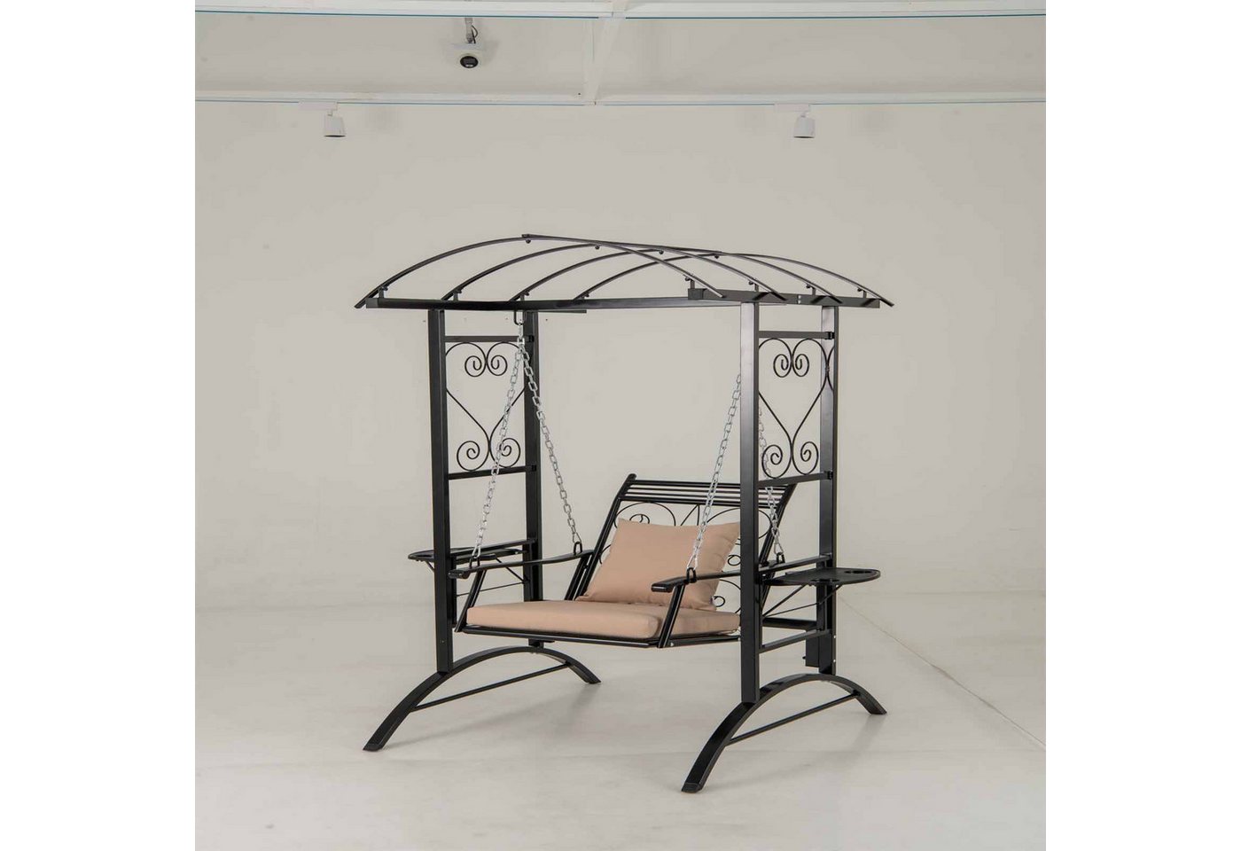 COSTWAY Hollywoodschaukel, 1-Sitzer, mit Gestell, 2 Rankgittern, Kissen COSTWAY Hollywoodschaukel, 1-Sitzer, mit Gestell, 2 Rankgittern, Kissen von COSTWAY
