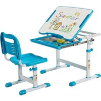 Kinderschreibtisch Set höhenverstellbar Kinderschreibtisch Set höhenverstellbar von COSTWAY