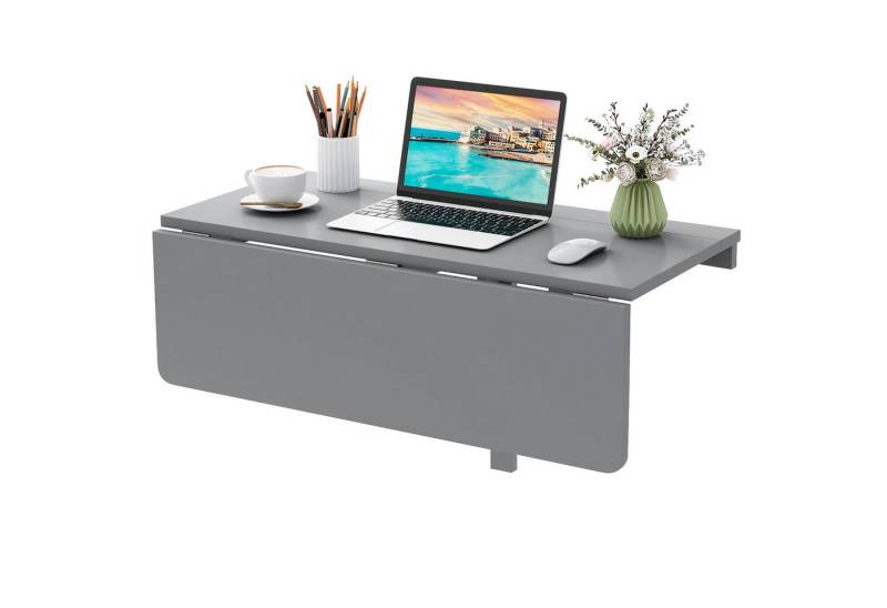 COSTWAY Klapptisch, Holz klappbarer Wandtisch, 80 x 60 cm von COSTWAY