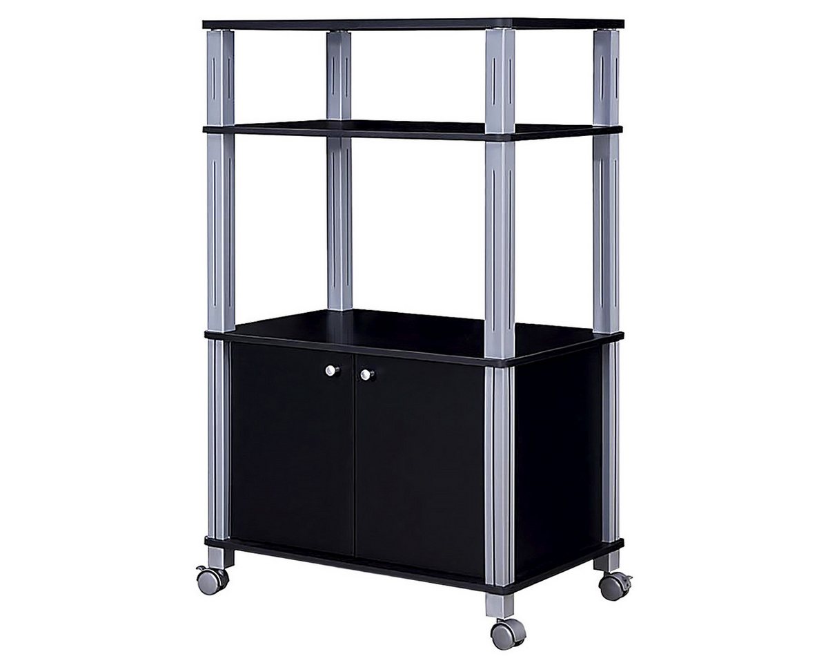 COSTWAY Küchenregal, auf Rollen, mit Türen & Fächern, 60x40x98cm COSTWAY Küchenregal, auf Rollen, mit Türen & Fächern, 60x40x98cm von COSTWAY