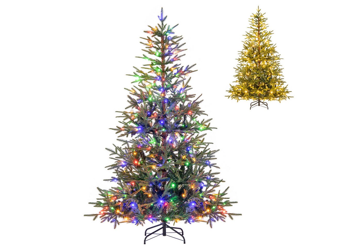 COSTWAY Künstlicher Weihnachtsbaum, 180cm, 250 LEDs, 11 Modi, 530 PE Zweige COSTWAY Künstlicher Weihnachtsbaum, 180cm, 250 LEDs, 11 Modi, 530 PE Zweige von COSTWAY