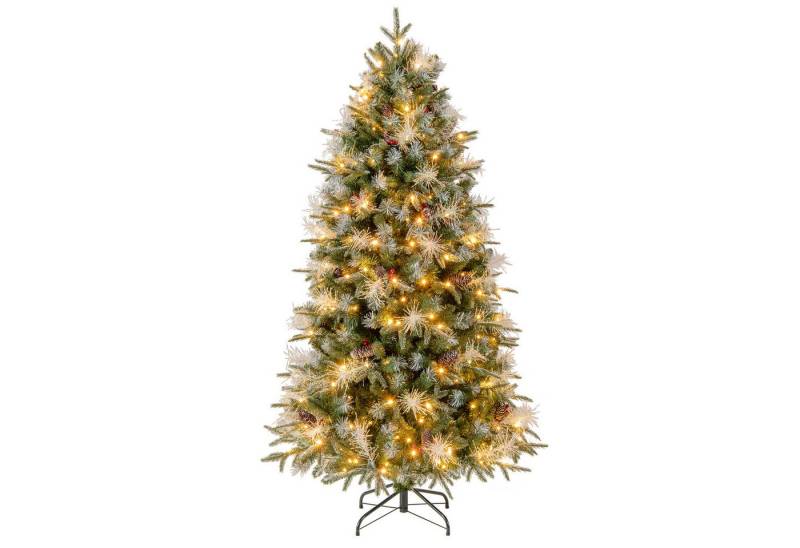 COSTWAY Künstlicher Weihnachtsbaum, 180cm, 270 LEDs, 8 Modi, 806 Zweige von COSTWAY
