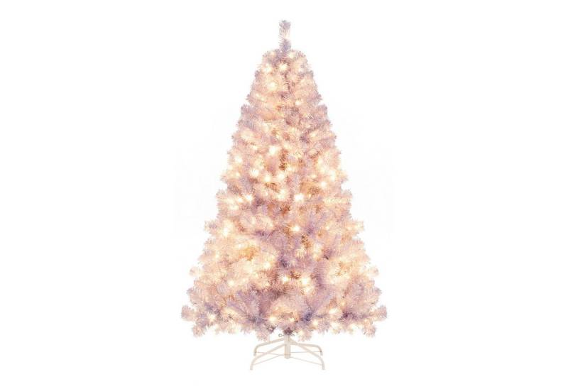 COSTWAY Künstlicher Weihnachtsbaum, 180cm, warmweiße LEDs, 8 Modi, Ständer von COSTWAY