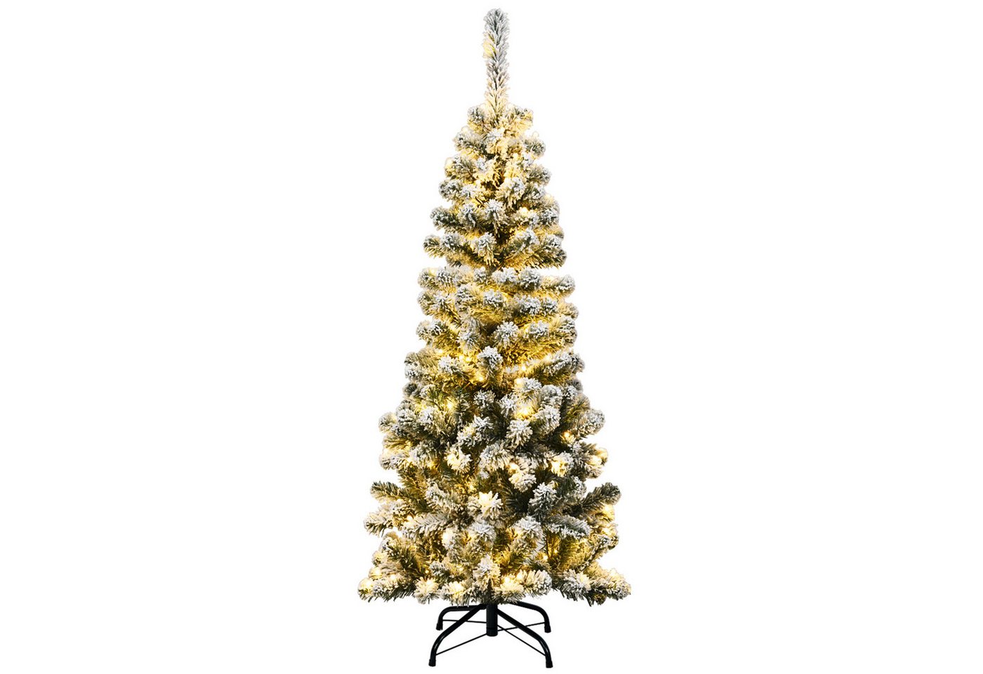 COSTWAY Künstlicher Weihnachtsbaum, 135cm, 150 warmweiße LEDs, 242 PVC Nadeln COSTWAY Künstlicher Weihnachtsbaum, 135cm, 150 warmweiße LEDs, 242 PVC Nadeln von COSTWAY