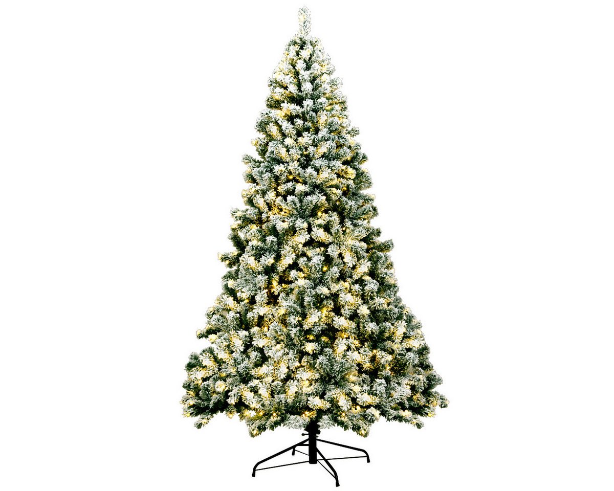 COSTWAY Künstlicher Weihnachtsbaum, 230cm, 1346 Spitzen mit Schnee, 550 LEDs COSTWAY Künstlicher Weihnachtsbaum, 230cm, 1346 Spitzen mit Schnee, 550 LEDs von COSTWAY