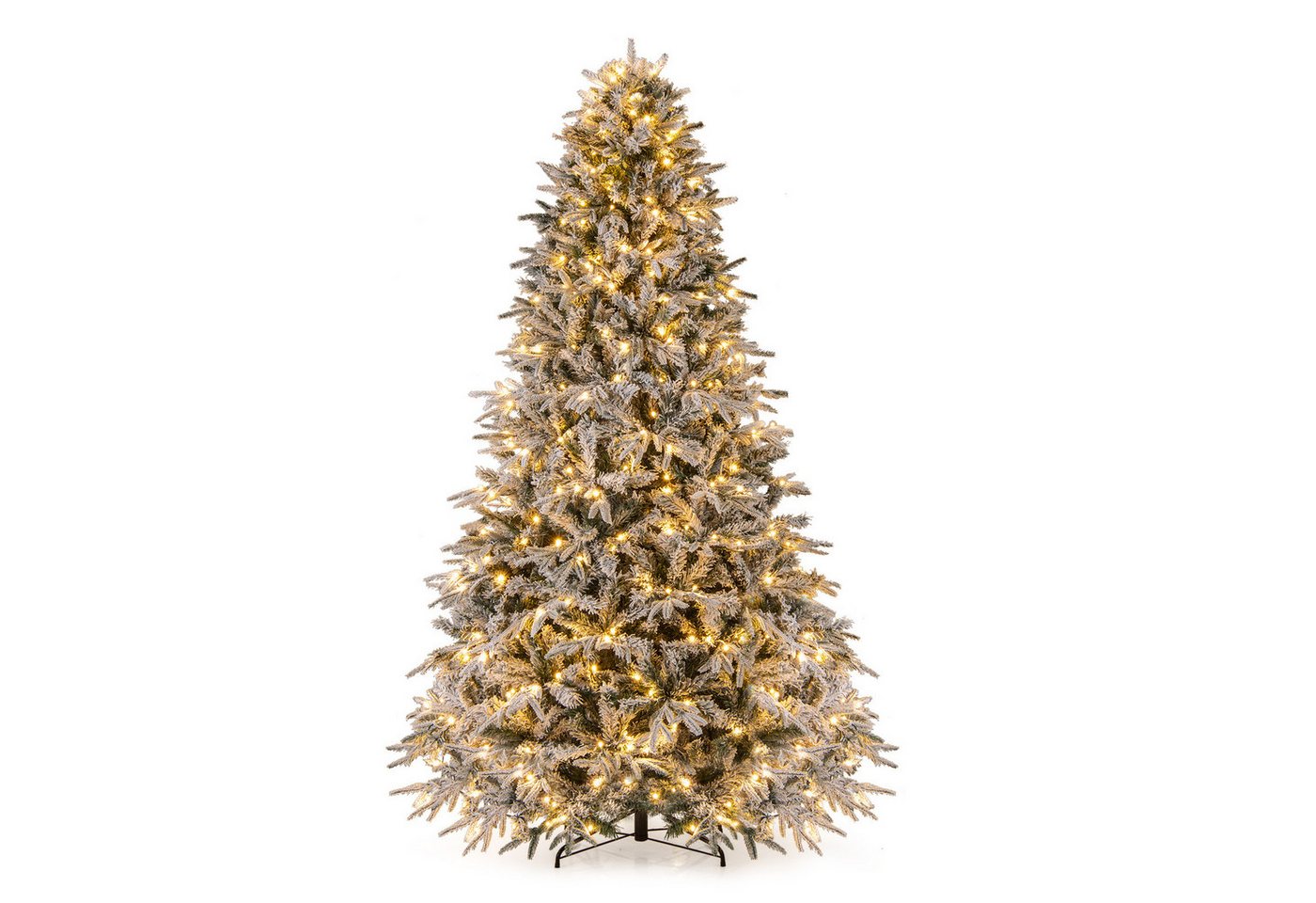 COSTWAY Künstlicher Weihnachtsbaum, 240cm, mit Schnee & 460 warmweißen LEDs COSTWAY Künstlicher Weihnachtsbaum, 240cm, mit Schnee & 460 warmweißen LEDs von COSTWAY