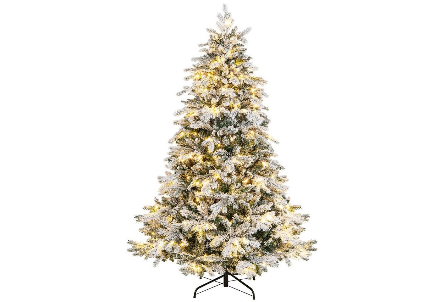 COSTWAY Künstlicher Weihnachtsbaum, Tannenbaum, mit Beleuchtung&Schnee, 260 LEDs, 180cm COSTWAY Künstlicher Weihnachtsbaum, Tannenbaum, mit Beleuchtung&Schnee, 260 LEDs, 180cm von COSTWAY