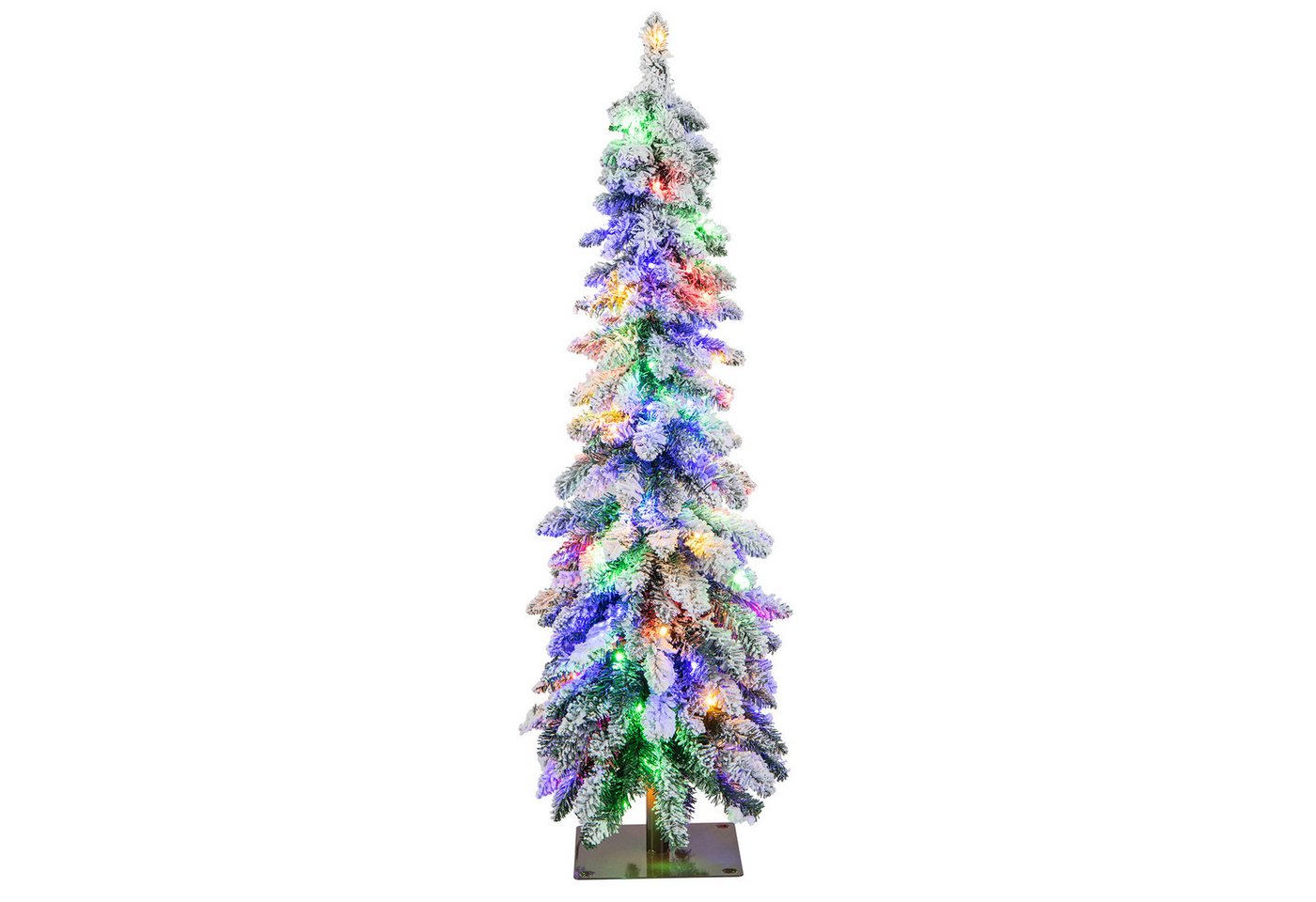 COSTWAY Künstlicher Weihnachtsbaum, mit Schnee, 100 LEDs & 11 Lichtmodi 120cm COSTWAY Künstlicher Weihnachtsbaum, mit Schnee, 100 LEDs & 11 Lichtmodi 120cm von COSTWAY