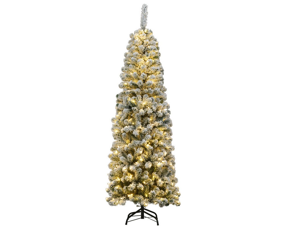 COSTWAY Künstlicher Weihnachtsbaum, mit Schnee & warmweißen LEDs, 180cm COSTWAY Künstlicher Weihnachtsbaum, mit Schnee & warmweißen LEDs, 180cm von COSTWAY