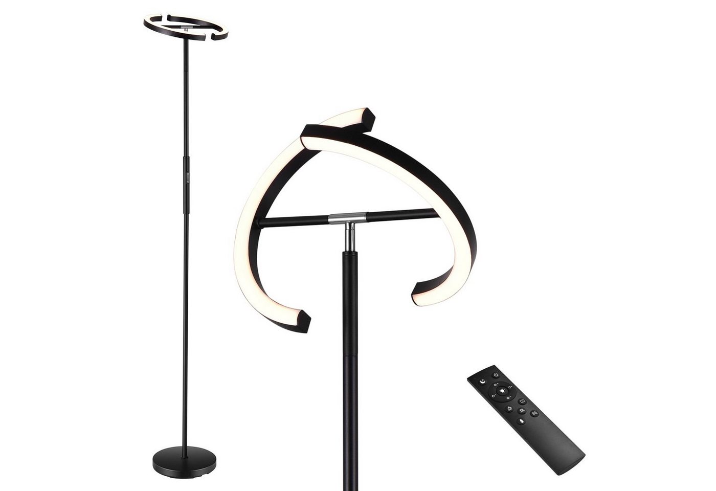 COSTWAY LED Stehlampe, stufenlos dimmbar, mit 1H Timer & Memory Funktion COSTWAY LED Stehlampe, stufenlos dimmbar, mit 1H Timer & Memory Funktion von COSTWAY