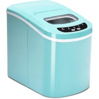 Costway - Machine à Glaçons 12KG/24H 9 Glaçons par 6-13 Min avec Réservoir 2,2 l Bac à Glace de 0,7 kg avec Pelle à Glace pour Maison Bleu Vert von COSTWAY