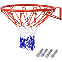 Ø 45 cm Basketballring mit Netz von COSTWAY