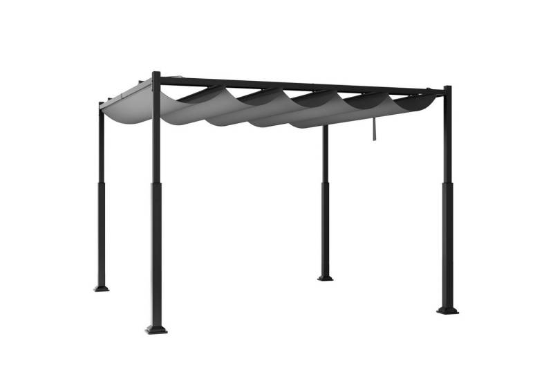 COSTWAY Pavillon, 3,1x3,1m Garten Pergola, wasserdicht von COSTWAY