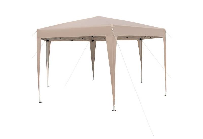 COSTWAY Pavillon, Pop-up Zelt mit 3 Höhe, für 8 Personen, 400 x 348cm von COSTWAY