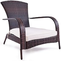 COSTWAY Rattansessel mit Kissen von COSTWAY