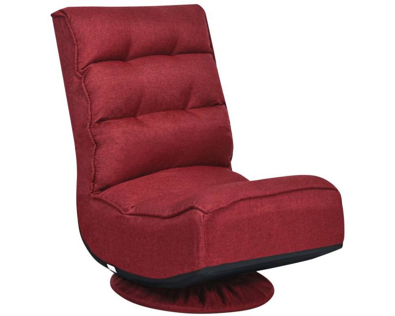 COSTWAY Relaxsessel, 360°drehbar, 5-Fach verstellbarer Rückenlehne,150kg von COSTWAY