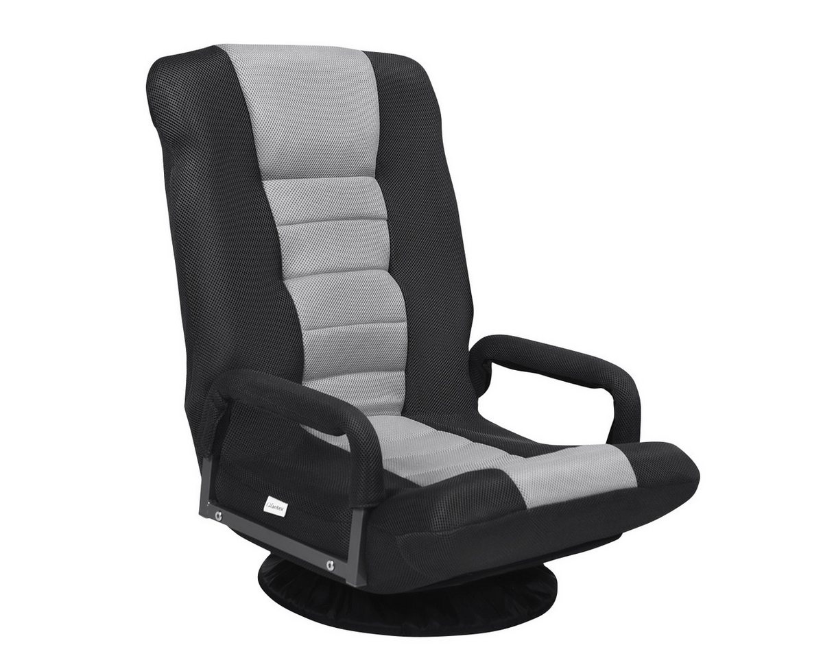 COSTWAY Relaxsessel, Bodensessel mit verstellbarer Rückenlehne,drehbar von COSTWAY