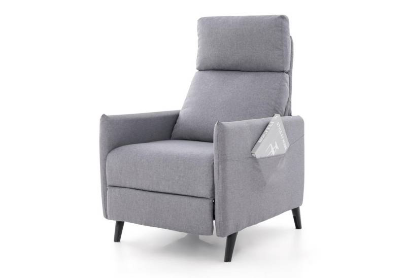 COSTWAY Relaxsessel (1-St), Sessel mit Liegefunktion, verstellbarer Rückenlehne & Fußstütze von COSTWAY