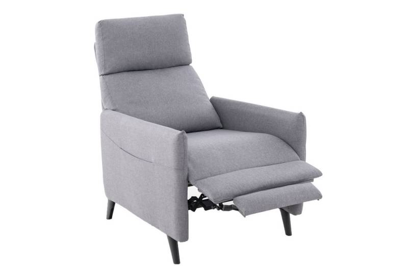 COSTWAY Relaxsessel (1-St), mit verstellbarer Rückenlehne & Fußstütze von COSTWAY