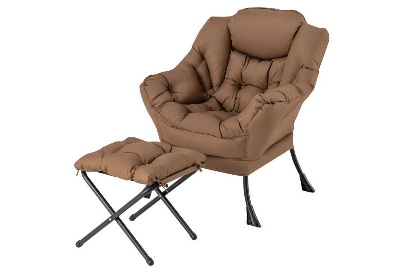 COSTWAY Relaxsessel Ohrensessel mit Hocker, 150kg belastbar COSTWAY Relaxsessel Ohrensessel mit Hocker, 150kg belastbar von COSTWAY