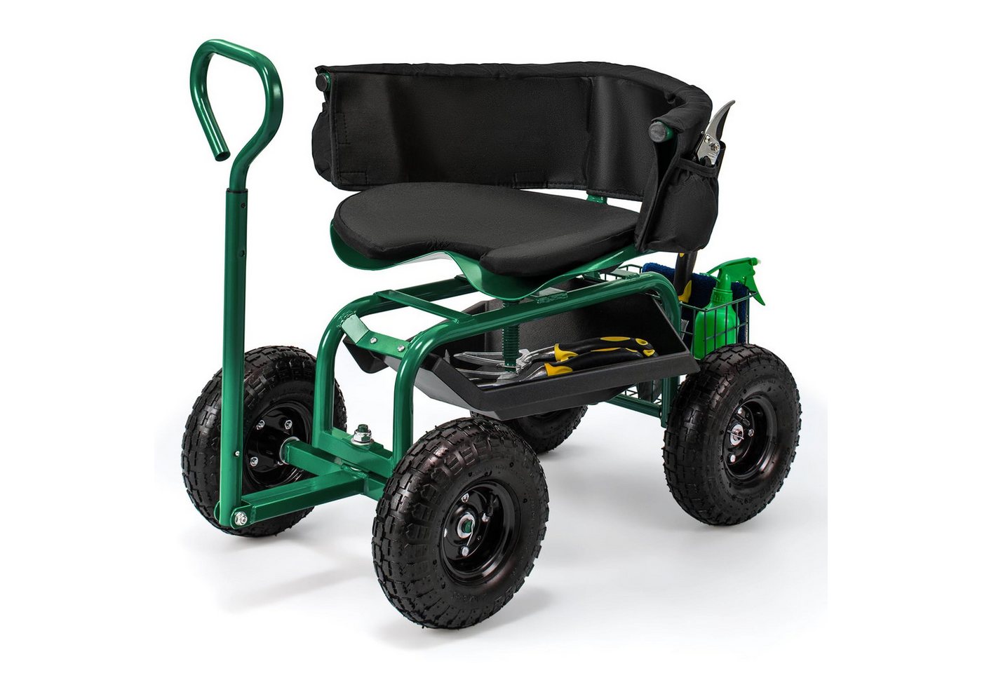 COSTWAY Rollsitz, Gartenwagen, 360 ° drehbar, höhenverstellbar COSTWAY Rollsitz, Gartenwagen, 360 ° drehbar, höhenverstellbar von COSTWAY