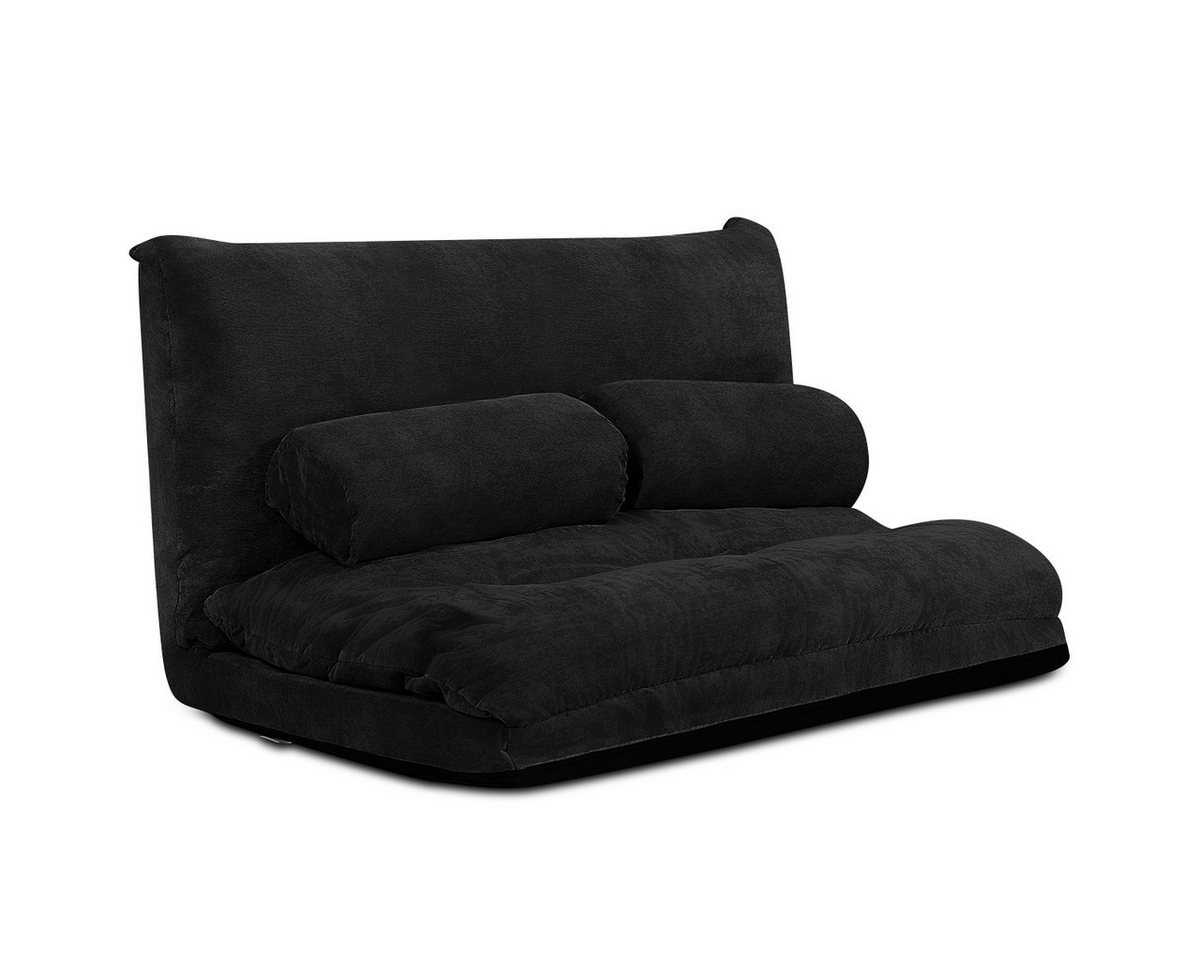 COSTWAY Schlafsofa, bettfunktion, verstellbare Rückenlehne, klappbar, Kissen von COSTWAY