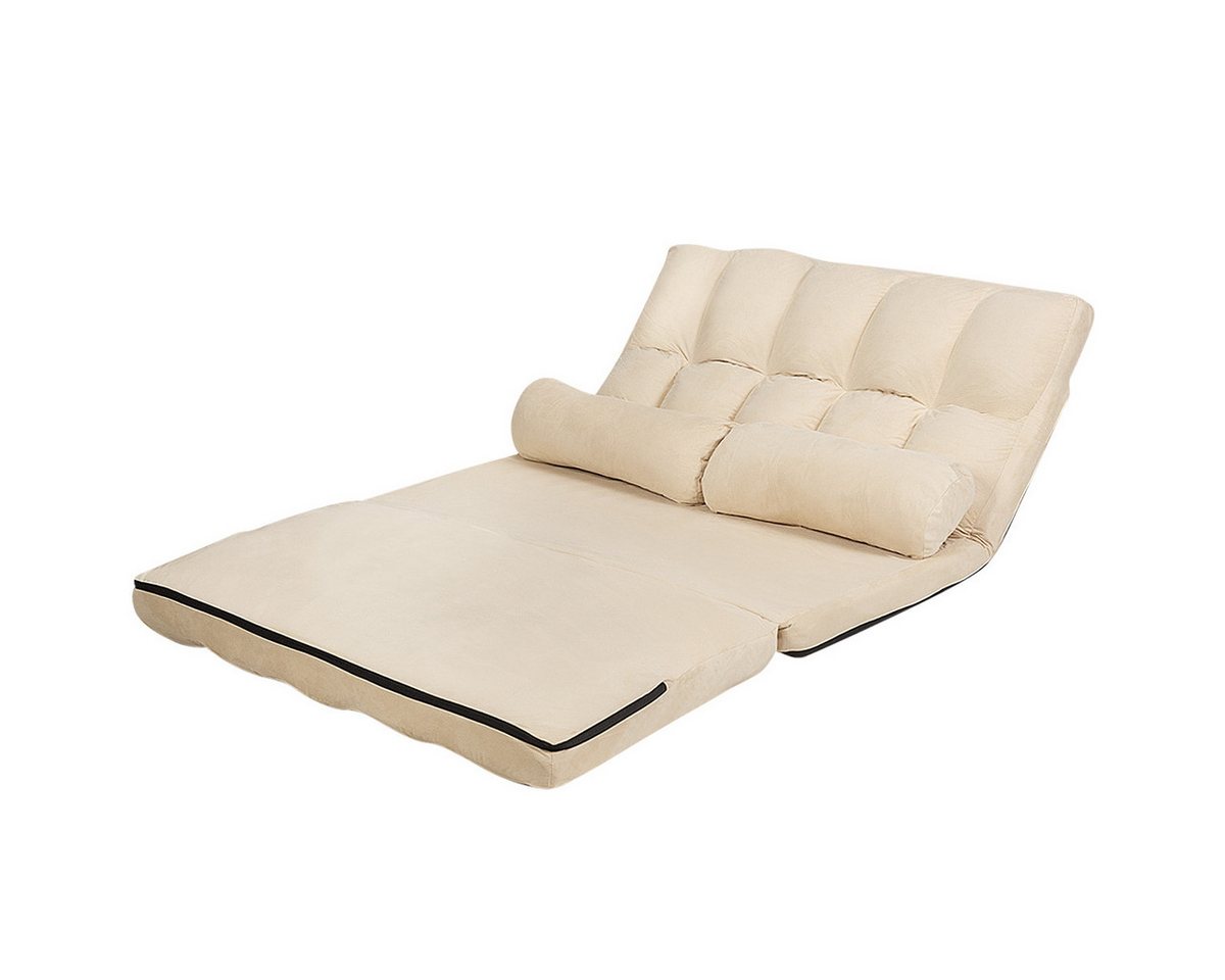 COSTWAY Schlafsofa, mit Bettfunktion, 2 Sitzer,klappbar, 180x113cm von COSTWAY