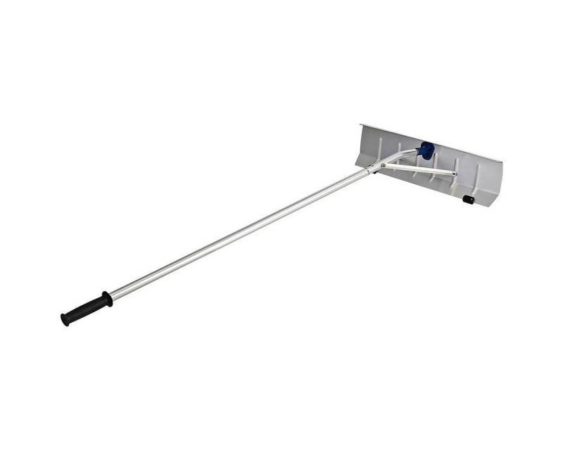 COSTWAY Schneeschieber, 66,00 cm Arbeitsbreite, mit Rollen, Teleskopgriff 160-610cm, Alu von COSTWAY