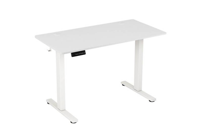 COSTWAY Schreibtisch, 73–122cm höhenverstellbar mit Memory Funktion & 2 Haken von COSTWAY