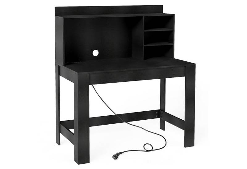 COSTWAY Schreibtisch, Mit Aufsatzschrank, Steckdosen & Kabeldurchführung COSTWAY Schreibtisch, Mit Aufsatzschrank, Steckdosen & Kabeldurchführung von COSTWAY