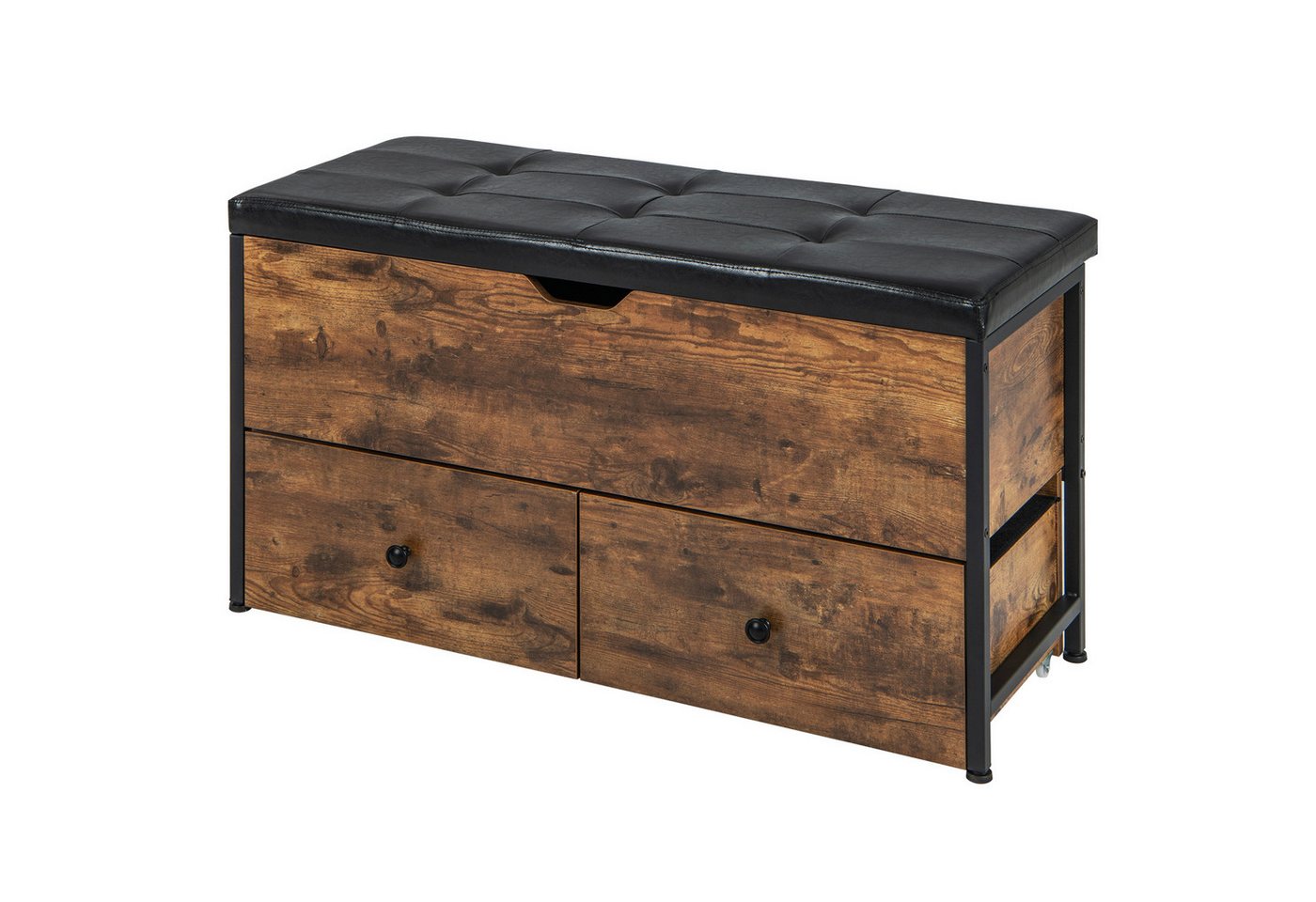 COSTWAY Schuhbank, mit Sitzkissen, Stauraum&Rollen, Holz, 101x41x58cm, 150kg COSTWAY Schuhbank, mit Sitzkissen, Stauraum&Rollen, Holz, 101x41x58cm, 150kg von COSTWAY