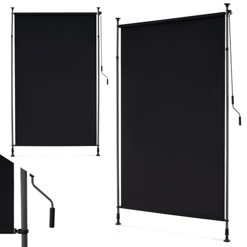 COSTWAY Senkrechtmarkise Außen, Vertikalmarkise 150 x 220-310 cm Höhenverstellbar & Ausziehbar, Balkon Markise ohne Bohren, Balkonrollo mit Kurbel, Sichtschutz Sonnenschutz für Balkon, Terrasse COSTWAY Senkrechtmarkise Außen, Vertikalmarkise 150 x 220-310 cm Höhenverstellbar & Ausziehbar, Balkon Markise ohne Bohren, Balkonrollo mit Kurbel, Sichtschutz Sonnenschutz für Balkon, Terrasse von COSTWAY