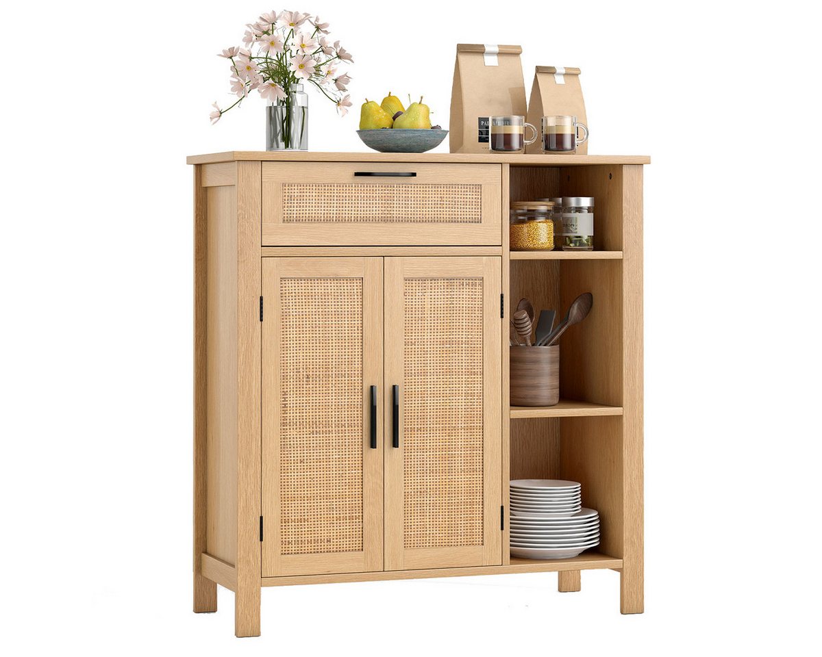 COSTWAY Sideboard, Küchenbuffet mit Schubladen & Fächern 75x30x80cm COSTWAY Sideboard, Küchenbuffet mit Schubladen & Fächern 75x30x80cm von COSTWAY