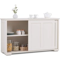 COSTWAY Sideboard, Küchenschrank mit Schiebetüren von COSTWAY