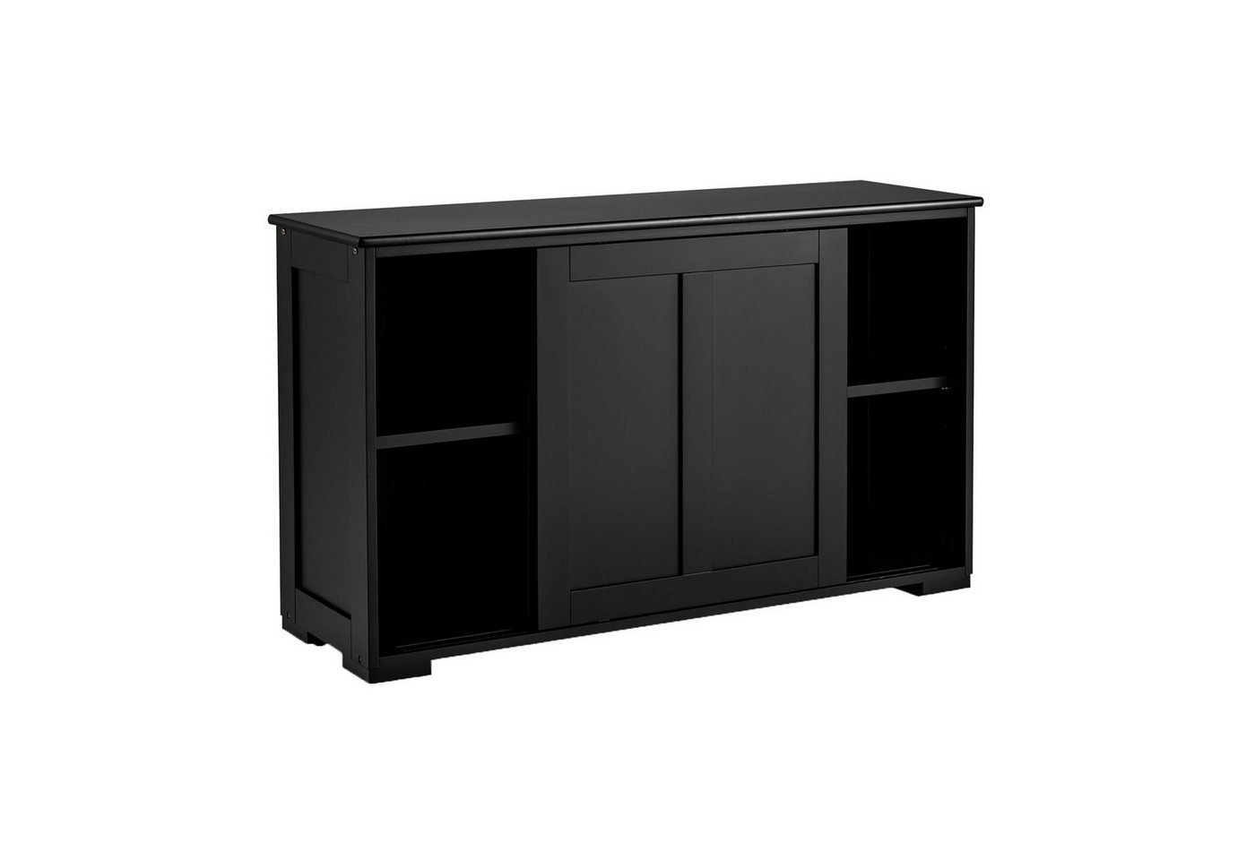 COSTWAY Sideboard, mit Schiebetüren, höhenverstellbarer Ablage, 107x33x60cm von COSTWAY