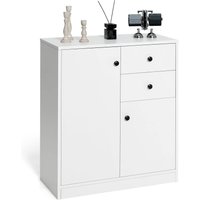 COSTWAY Sideboard modern, freistehender Bodenschrank mit Kippschutz von COSTWAY