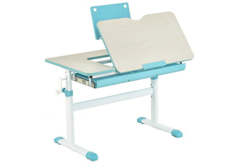 COSTWAY Sitzgruppe Kindermöbel Set, (1-tlg), Kinderschreibtisch höhenverstellbar von COSTWAY