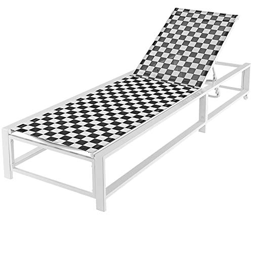 COSTWAY Sonnenliege mit Rollen, XXL Gartenliege mit Verstellbarer Rückenlehne, Terrassenliege bis 180 kg belastbar, Liegestuhl für Garten, Balkon, Terrasse von COSTWAY