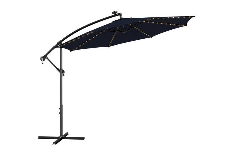 COSTWAY Sonnenschirm Ø 300cm, LED-Solar-Beleuchtung,UV-beständig,neigbar COSTWAY Sonnenschirm Ø 300cm, LED-Solar-Beleuchtung,UV-beständig,neigbar von COSTWAY