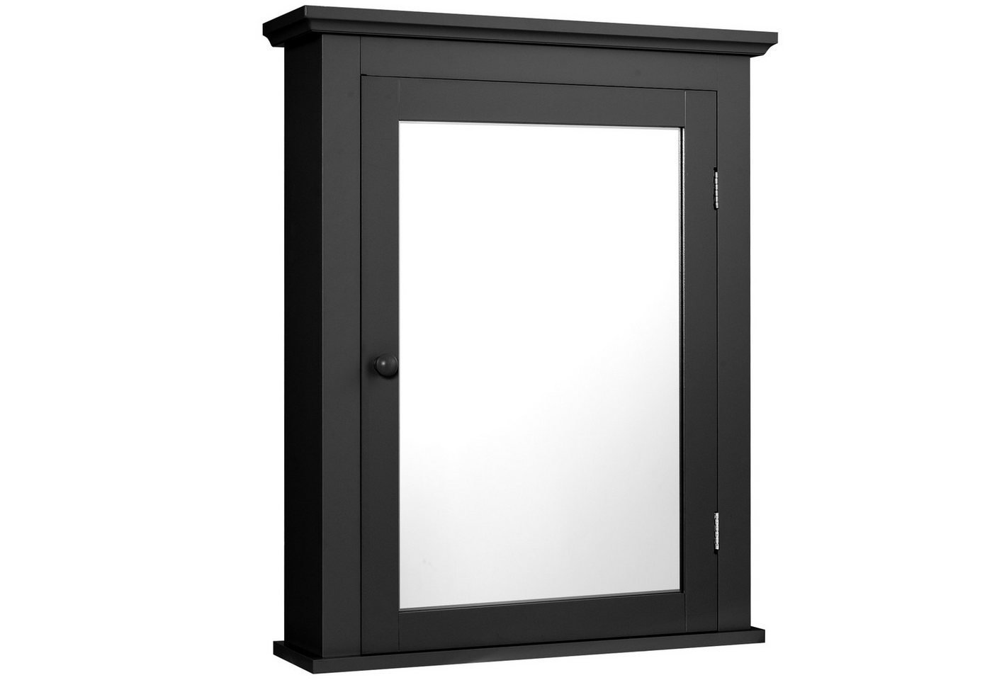 COSTWAY Spiegelschrank Bad,mit Tür& verstellbarem Regal,56 x 15 x 69,5 cm von COSTWAY