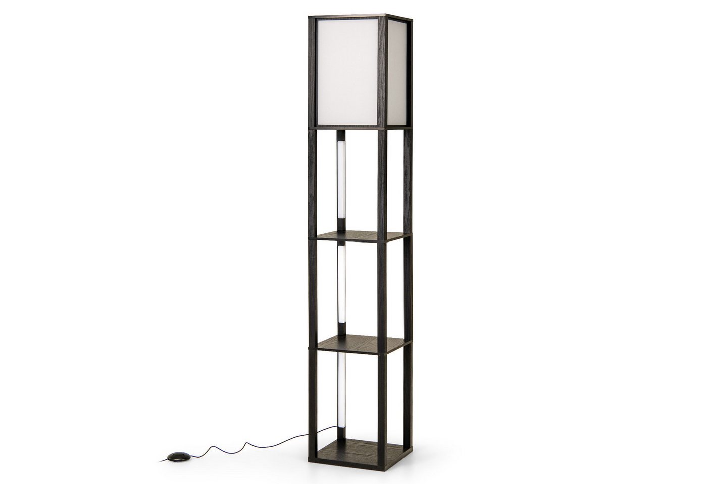 COSTWAY Stehlampe, mit 3-stufig einstellbaren LED-Streifen und Fußschalter COSTWAY Stehlampe, mit 3-stufig einstellbaren LED-Streifen und Fußschalter von COSTWAY