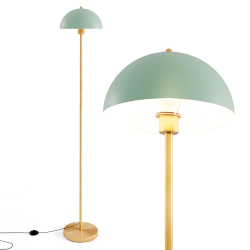 COSTWAY Stehleuchte Wohnzimmer 163cm, E27 Fassung, Stehlampe mit bruchsicherem Lampenschirm, Stehleuchte mit Fußschalter, Standleuchte Leselampe für Wohnzimmer & Schlafzimmer, grün COSTWAY Stehleuchte Wohnzimmer 163cm, E27 Fassung, Stehlampe mit bruchsicherem Lampenschirm, Stehleuchte mit Fußschalter, Standleuchte Leselampe für Wohnzimmer & Schlafzimmer, grün von COSTWAY
