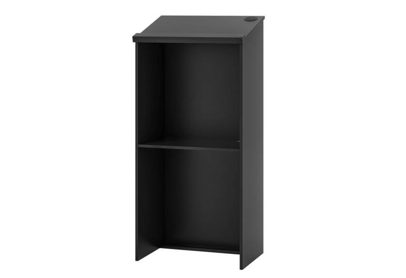 COSTWAY Stehpult, Stehtisch mit Ablagefläche, Kabeldurchführung 58x40x116,5cm von COSTWAY