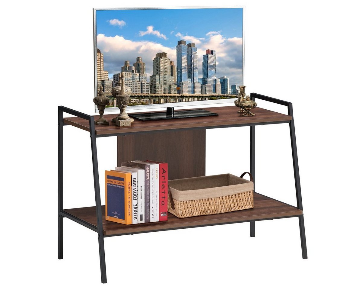 COSTWAY TV-Regal Fernsehschrank, 2-stufig, 32 Zoll, 89 x 43 x 60 cm COSTWAY TV-Regal Fernsehschrank, 2-stufig, 32 Zoll, 89 x 43 x 60 cm von COSTWAY