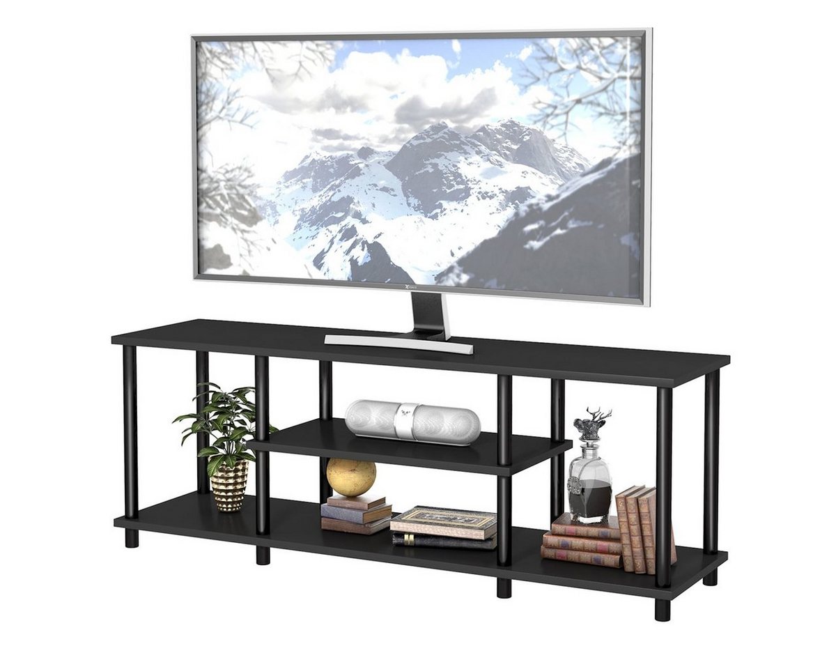 COSTWAY TV-Schrank Fernsehschrank 110cm breit, Holz von COSTWAY