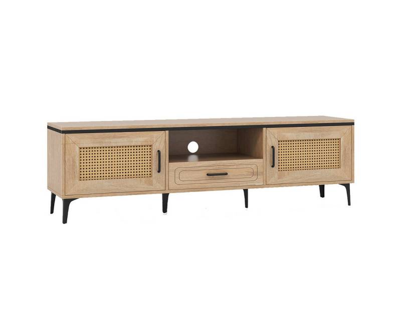 COSTWAY TV-Schrank Lowboard TV-Ständer mit Stauraum, Holz von COSTWAY