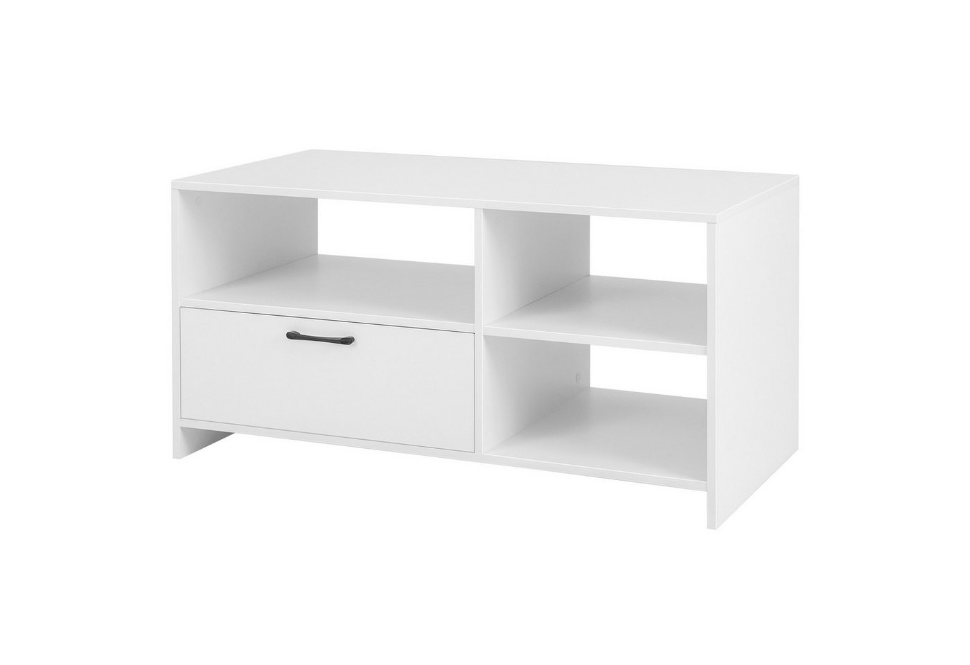 COSTWAY TV-Schrank Lowboard mit Schublade & offenen Fächern, 104,5x51,5x52cm von COSTWAY