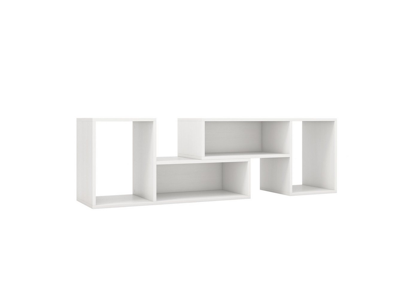 COSTWAY TV-Schrank TV-Regal freie Kombination, mit offenen Regalen, 110-134,5cm COSTWAY TV-Schrank TV-Regal freie Kombination, mit offenen Regalen, 110-134,5cm von COSTWAY