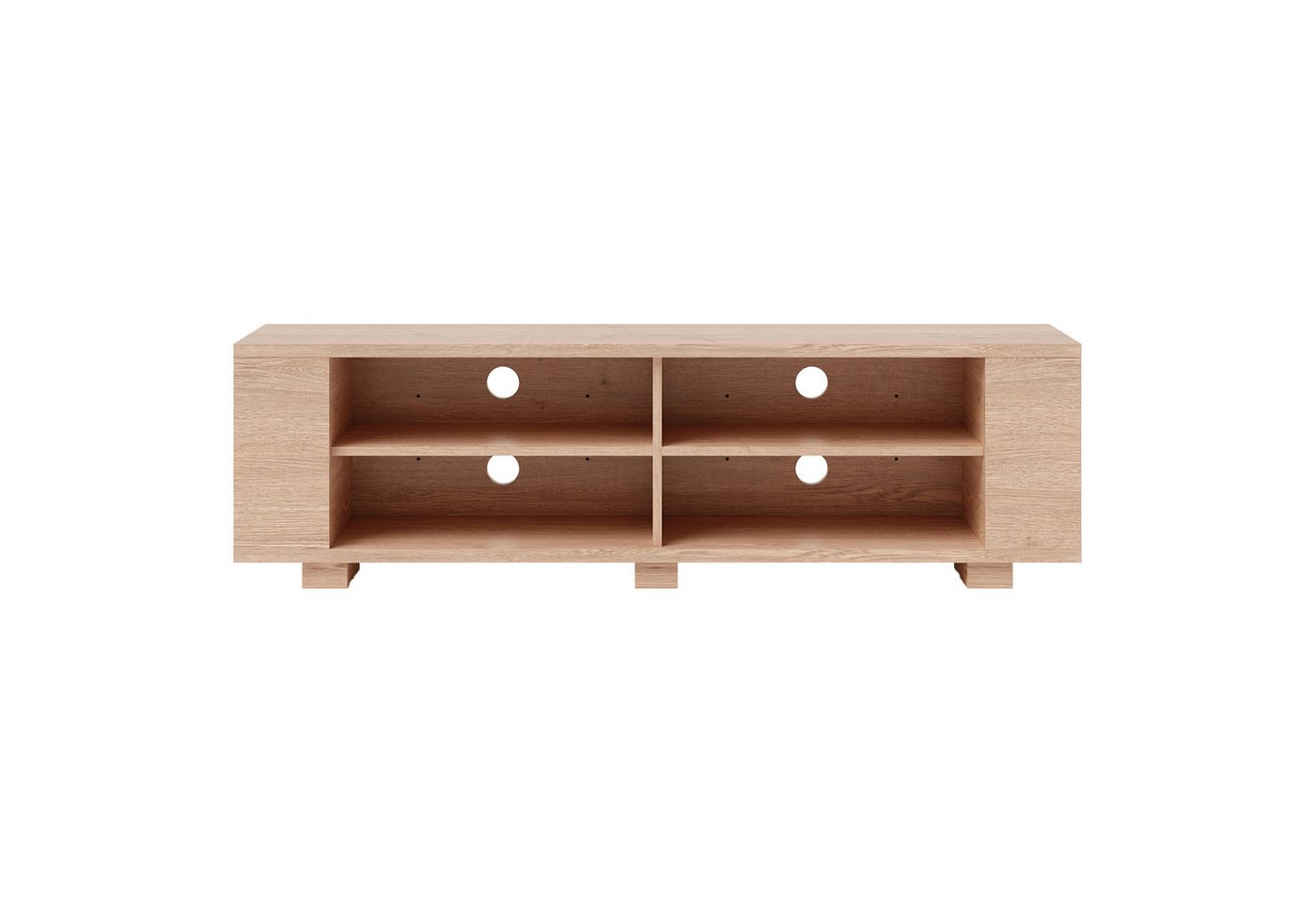 COSTWAY TV-Schrank mit 8 offenen Fächern, verstellbaren Regalen, Holz, 150cm COSTWAY TV-Schrank mit 8 offenen Fächern, verstellbaren Regalen, Holz, 150cm von COSTWAY