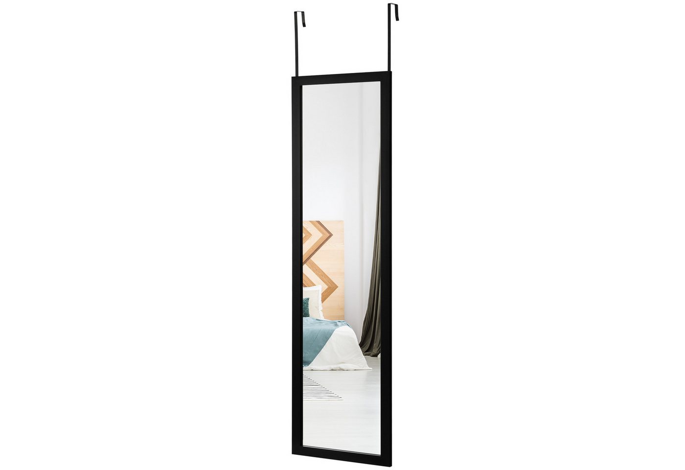 COSTWAY Wandspiegel, 33x119cm mit Hängehaken, an die Wand oder Tür COSTWAY Wandspiegel, 33x119cm mit Hängehaken, an die Wand oder Tür von COSTWAY